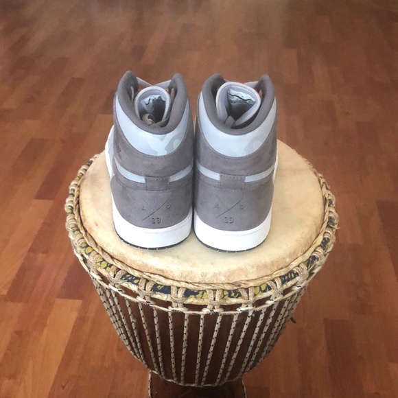 Air Jordan 1 Retro High Camo Wolf Gray AA3993-027 - Picture 3 of 8